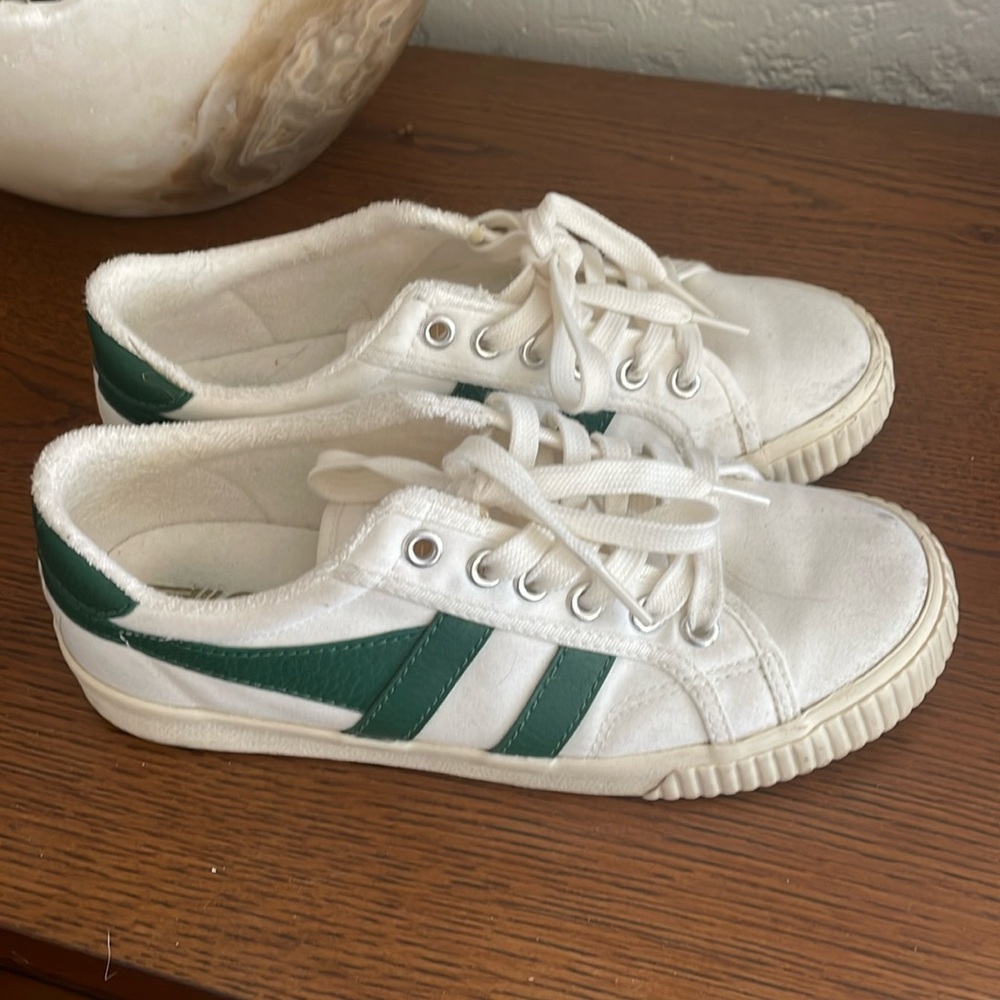 Gola white and green sneakers size 6